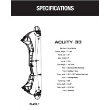 TOPOINT ACUITY Lefthand 33 Black