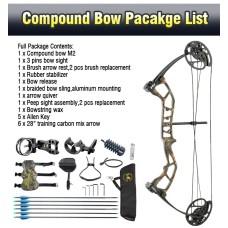 TOPOINT M2 Camo 25 10-40lb Delux package