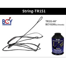 TR151 Bow string 68 inch / 25 inch riser