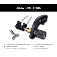 Topoint TP816 compound bow arrow rest BLACK