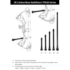 Topoint TP 626 -  12 inch Stabilisers Compound Bow