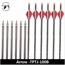 Topoint TPTJ 100B Carbon Arrow x6 Black - 75lb 6.2 I.D.